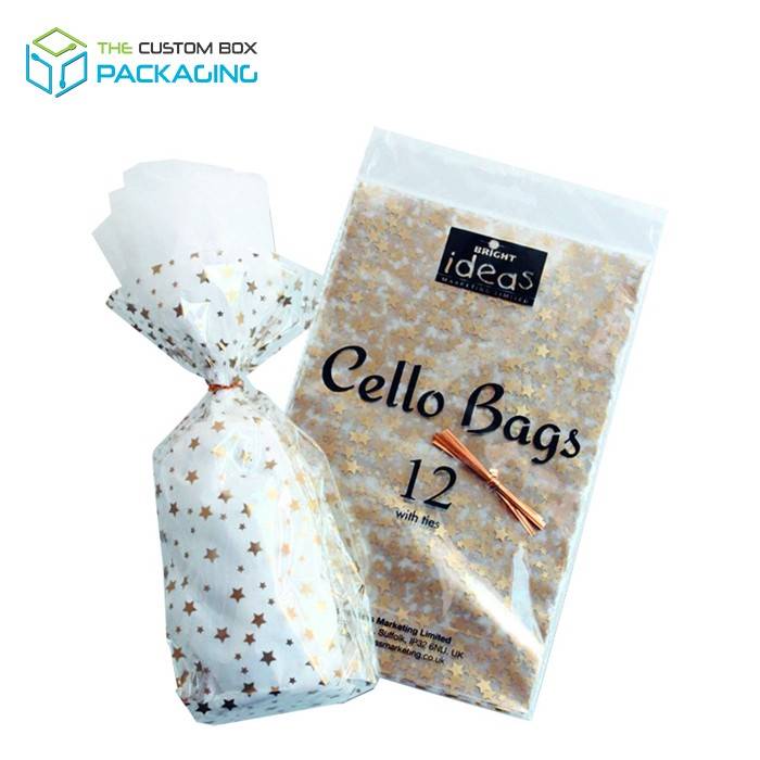 Custom Printed Cellophane Bags with logo, Wholesale Cellophane Bags