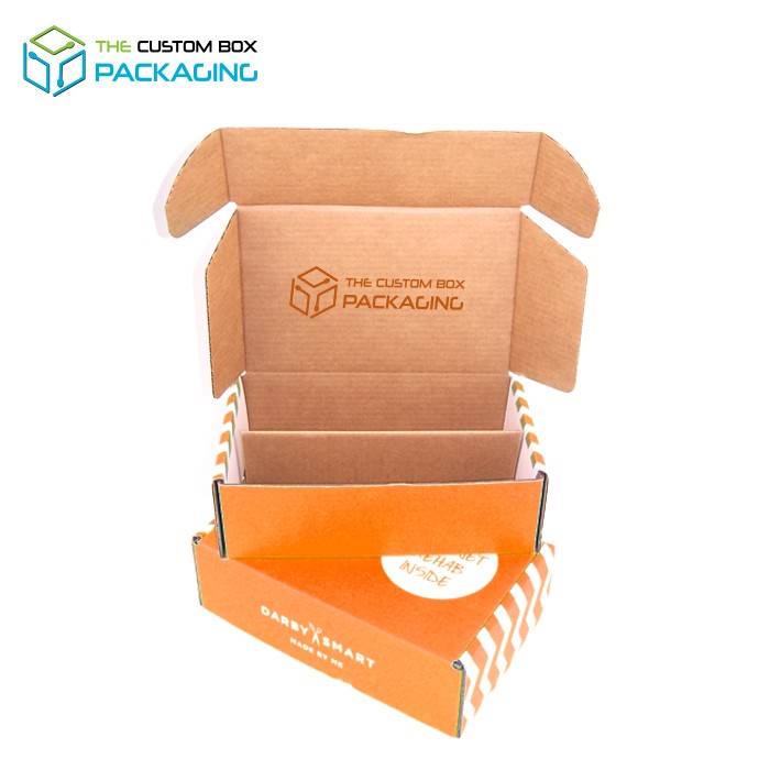 Customized Small Mailer boxes bulk Cardboard sturdy shipping box packaging  kraft Corrugated box with print