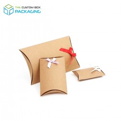 Kraft Pillow Boxes