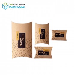 Kraft Pillow Boxes