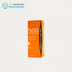 Tanning Cream Boxes